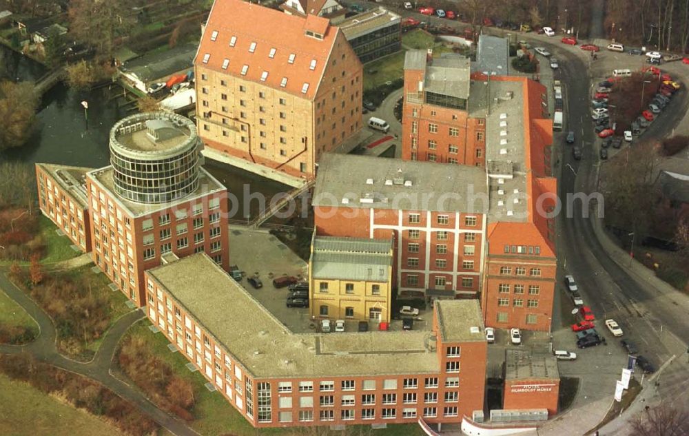 Aerial photograph Berlin - 14.02.95 Humboldt-Mühle in Spandau