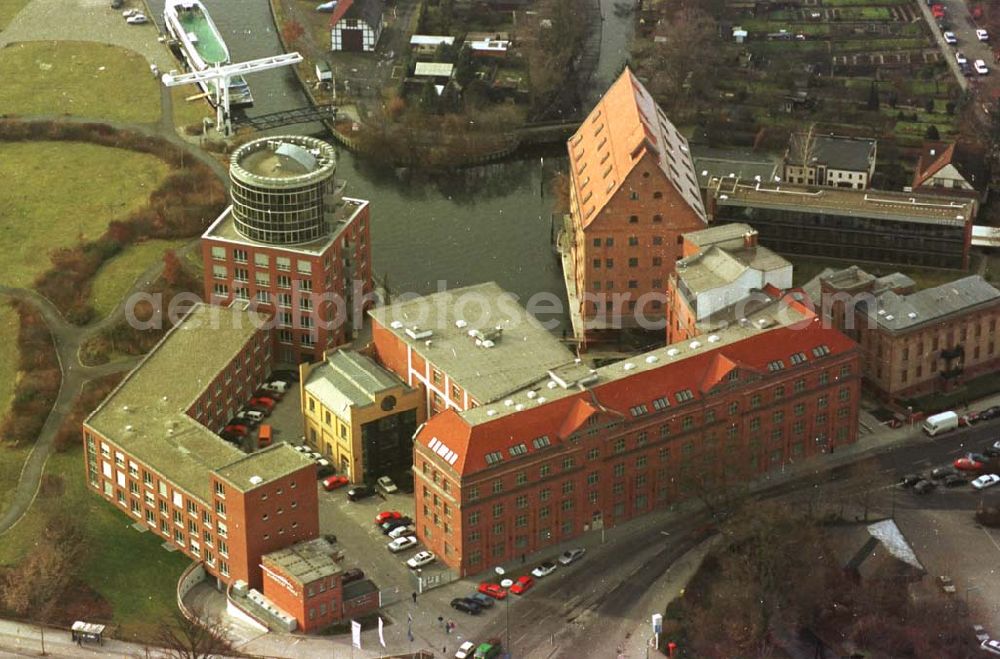 Berlin from the bird's eye view: 14.02.95 Humboldt-Mühle in Spandau