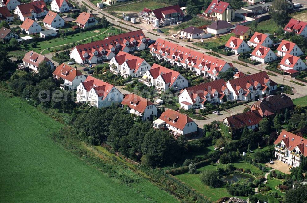 Aerial image Graal-Müritz - Wohnsiedlung Koppenheide der HAWO KG in Graal-Müritz. Kontakt: HAWO GmbH Planen u. Bauen & Co. Bauträger KG, Löwenzahnweg 3, 18181 Graal-Müritz, Phone: 038206-706 0, Fax: 038206-706 66, E-Mail: info@hawo-immobilien.com,