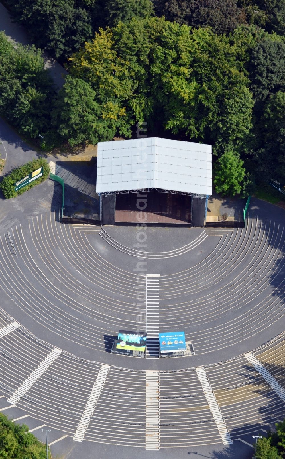 Aerial photograph Kamenz - View of Hutberg stage in Kamenz in Saxony