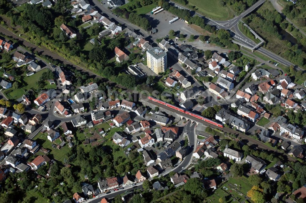 Aerial photograph Nahbollenbach - Local view of Idar-Oberstein in the state of rhineland-palatinate