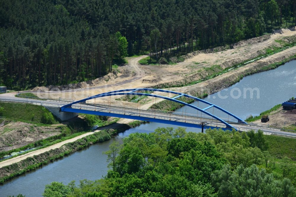 Aerial photograph Ihleburg - Ihleburger bridge over the Elbe-Havel Canal at Ihleburg in Saxony-Anhalt