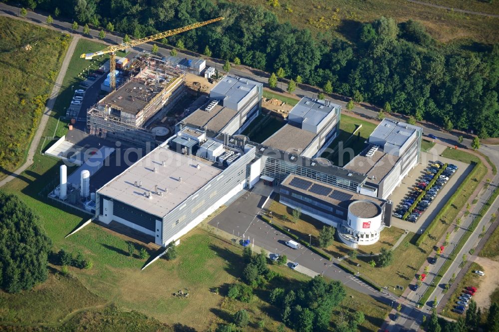 Aerial image Frankfurt / Oder - Building the IHP GmbH-Innovations for High Performance Microelectronics Technology in Frankfurt / Oder in Brandenburg