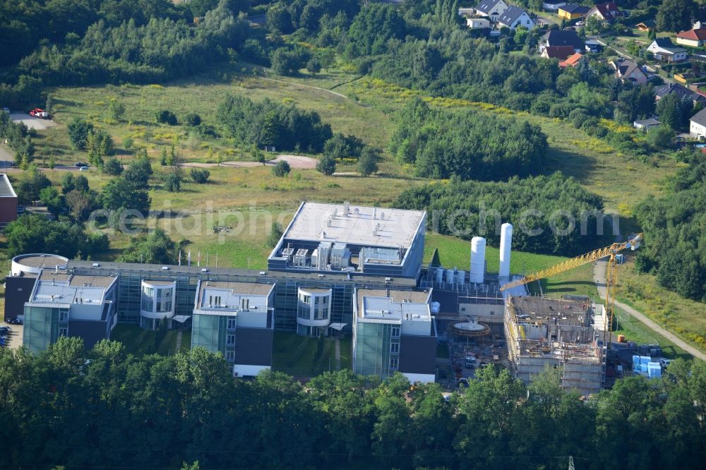 Aerial photograph Frankfurt / Oder - Building the IHP GmbH-Innovations for High Performance Microelectronics Technology in Frankfurt / Oder in Brandenburg