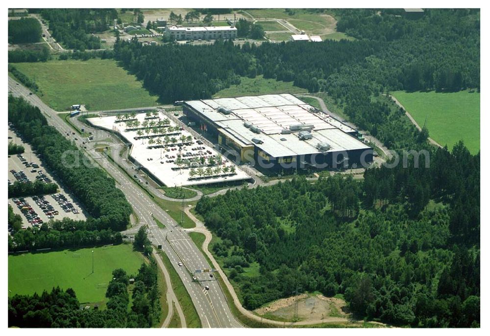 Aerial image Taufkirchen / Bayern - 13.07.2005 Taufkirchen (München) Blick auf IKEA Niederlassung Brunnthal südlich von München an der A8/ B471. IKEA Deutschland GmbH & Co. KG Brunnthalstraße 1 82024 Taufkirchen