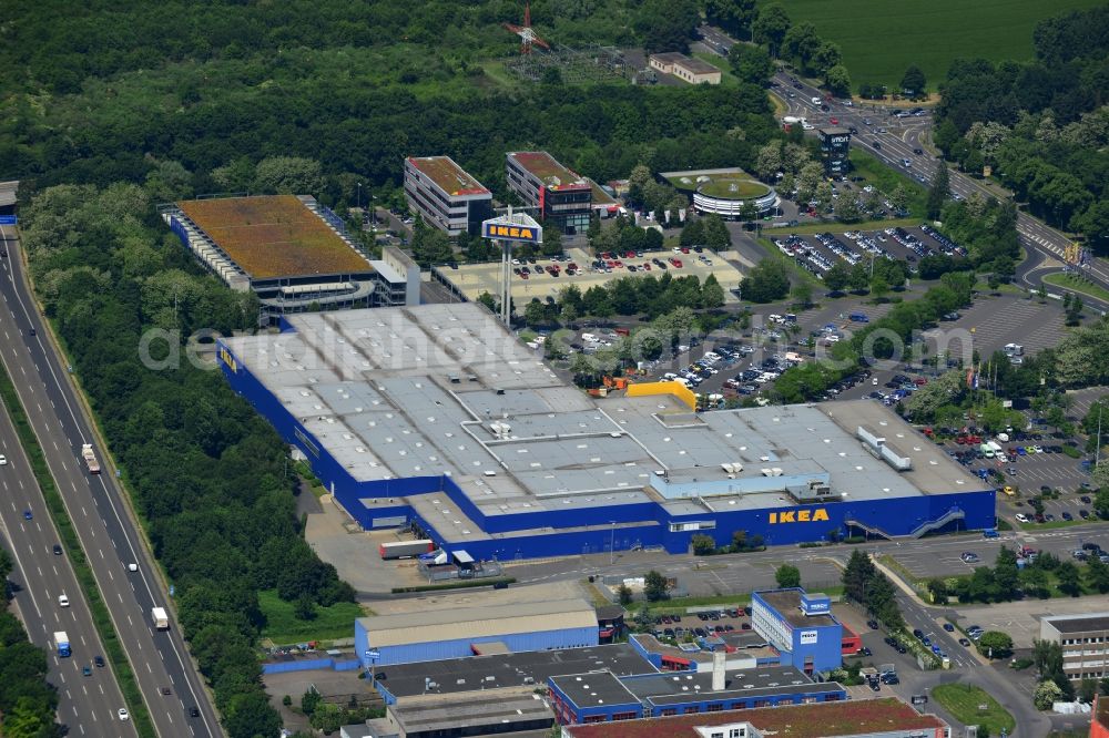 Aerial image KÖLN - IKEA store in the Godorfer Str. Godorf in the district of Cologne in North Rhine-Westphalia