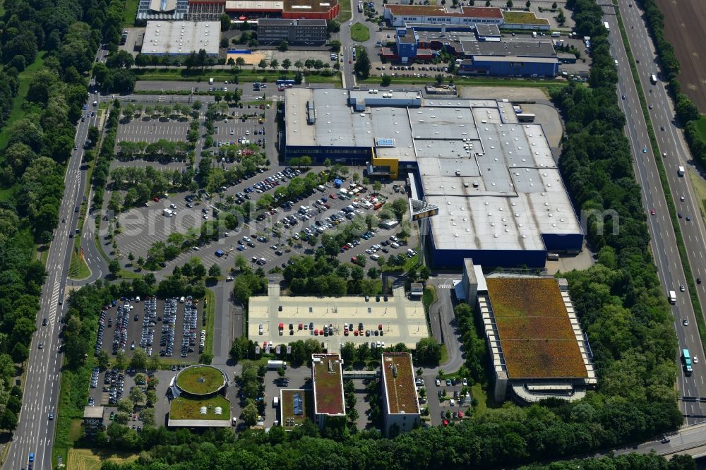 Aerial image KÖLN - IKEA store in the Godorfer Str. Godorf in the district of Cologne in North Rhine-Westphalia