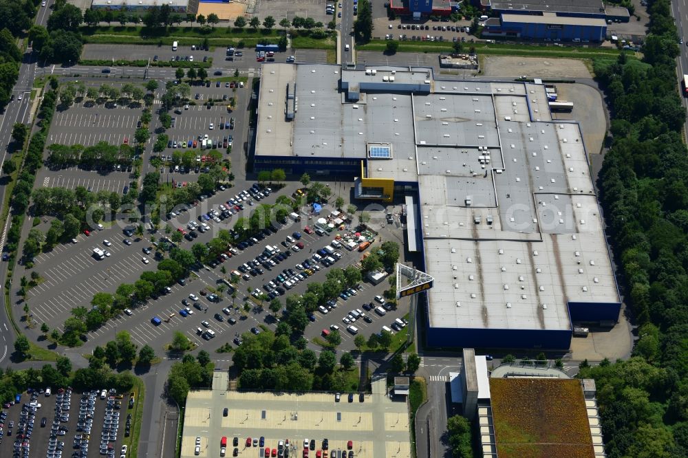 Aerial image KÖLN - IKEA store in the Godorfer Str. Godorf in the district of Cologne in North Rhine-Westphalia