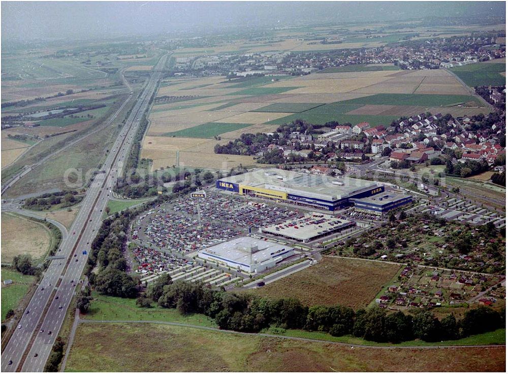 Wallau from above - IKEA Deutschland GmbH & Co. KG Niederlassung Wallau Am Wan dersmann 2-4 65719 Hofheim-Wallau 24.07.2004