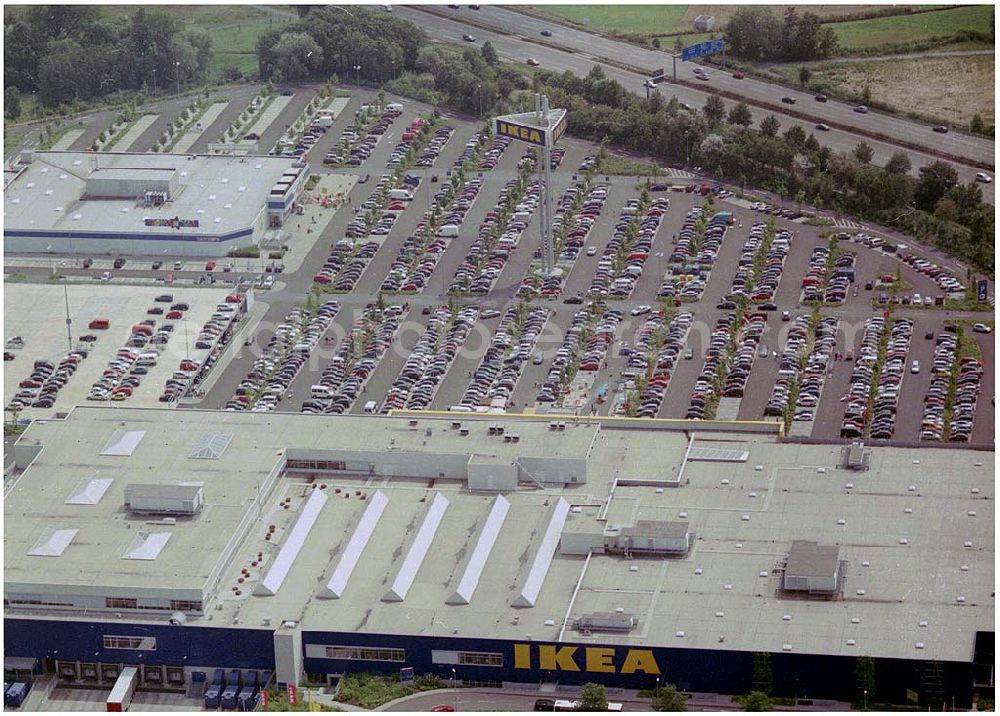 Wallau from above - IKEA Deutschland GmbH & Co. KG Niederlassung Wallau Am Wan dersmann 2-4 65719 Hofheim-Wallau 24.07.2004