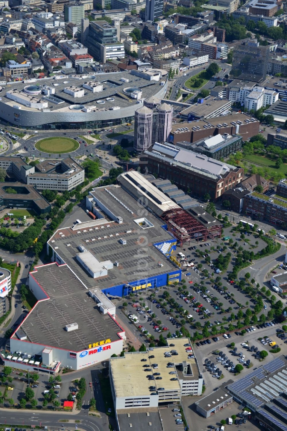 Essen from above - View of the IKEA furniture store / furniture store in Essen in North Rhine-Westphalia