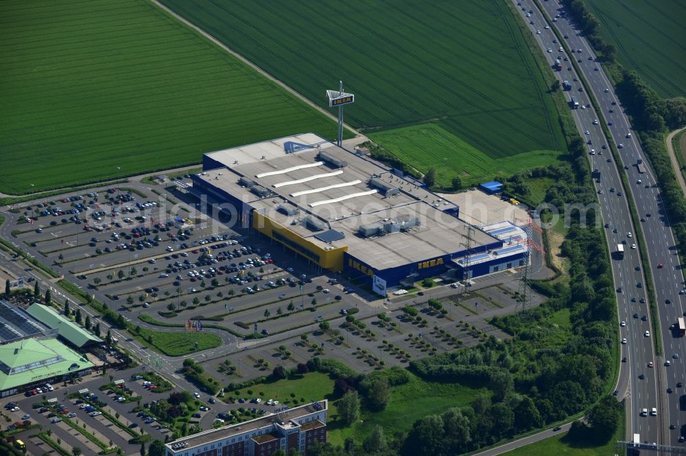 Aerial image Kamen - View of IKEA store in Kamen in the state of North Rhine-Westphalia