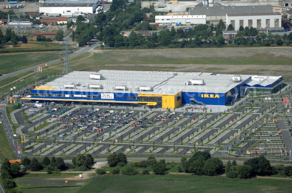 Aerial image Oldenburg - Blick auf das IKEA Einrichtungshaus in OLDENBURG. IKEA Deutschland GmbH & Co. KG; Niederlassung Oldenburg, Holler Landstr. 89, 26135 Oldenburg