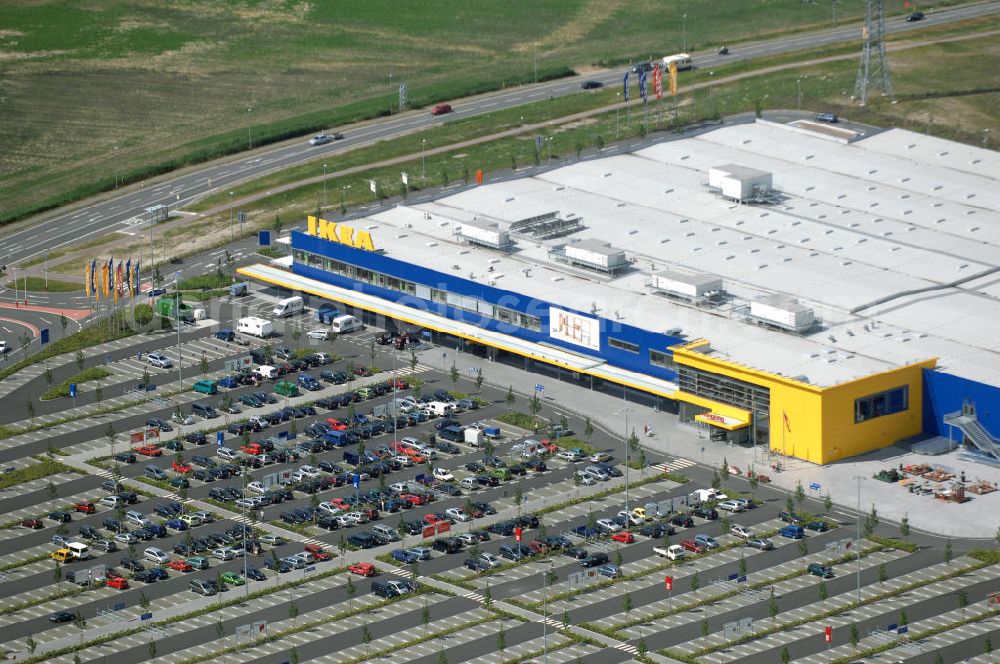 Oldenburg from the bird's eye view: Blick auf das IKEA Einrichtungshaus in OLDENBURG. IKEA Deutschland GmbH & Co. KG; Niederlassung Oldenburg, Holler Landstr. 89, 26135 Oldenburg