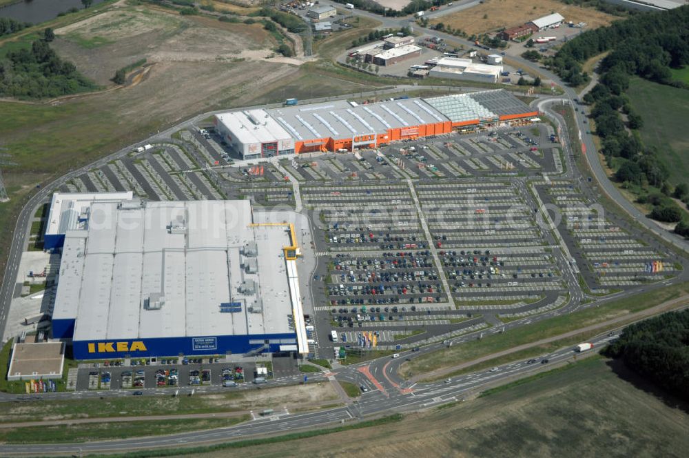 Aerial image Oldenburg - Blick auf das IKEA Einrichtungshaus in OLDENBURG. IKEA Deutschland GmbH & Co. KG; Niederlassung Oldenburg, Holler Landstr. 89, 26135 Oldenburg