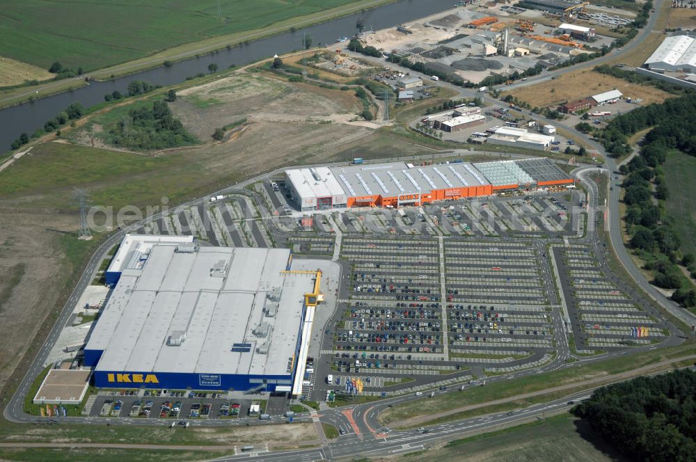 Aerial photograph Oldenburg - Blick auf das IKEA Einrichtungshaus in OLDENBURG. IKEA Deutschland GmbH & Co. KG; Niederlassung Oldenburg, Holler Landstr. 89, 26135 Oldenburg