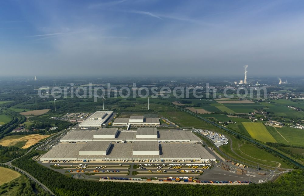 Dortmund OT Ellinghausen from the bird's eye view: View of the Ikea logistics centre in the district of Ellinghausen in Dortmund in the state of North Rhine-Westphalia