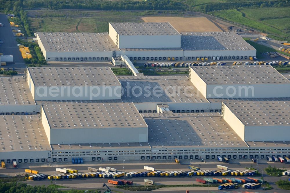 Dortmund from above - View of the Ikea logistics centre in the district of Ellinghausen in Dortmund in the state of North Rhine-Westphalia