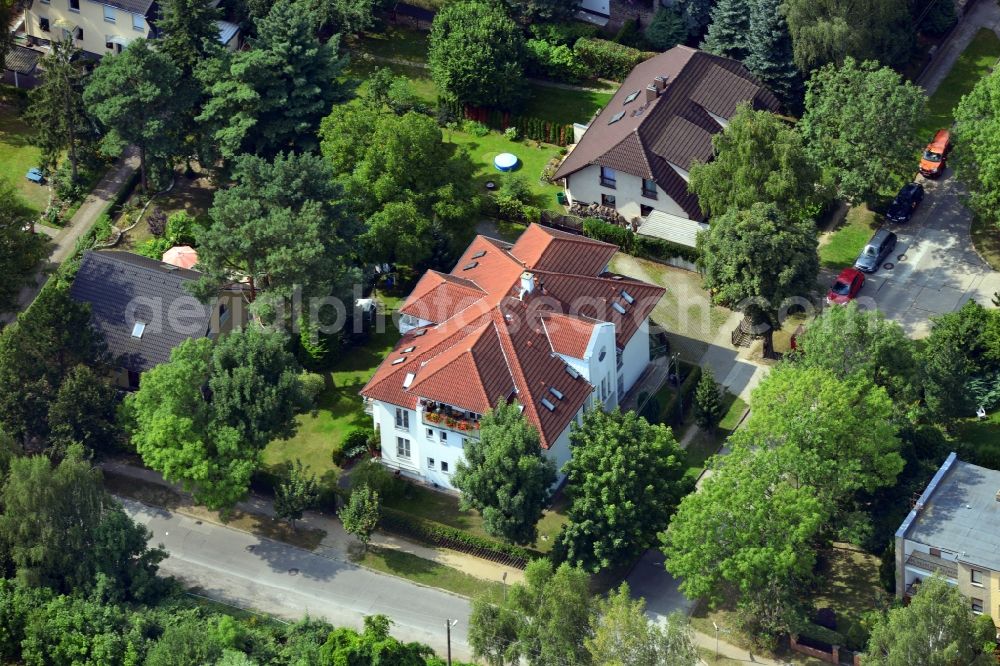 Aerial image Berlin - View of residential area in Marzahn-Hellersdorf in Berlin