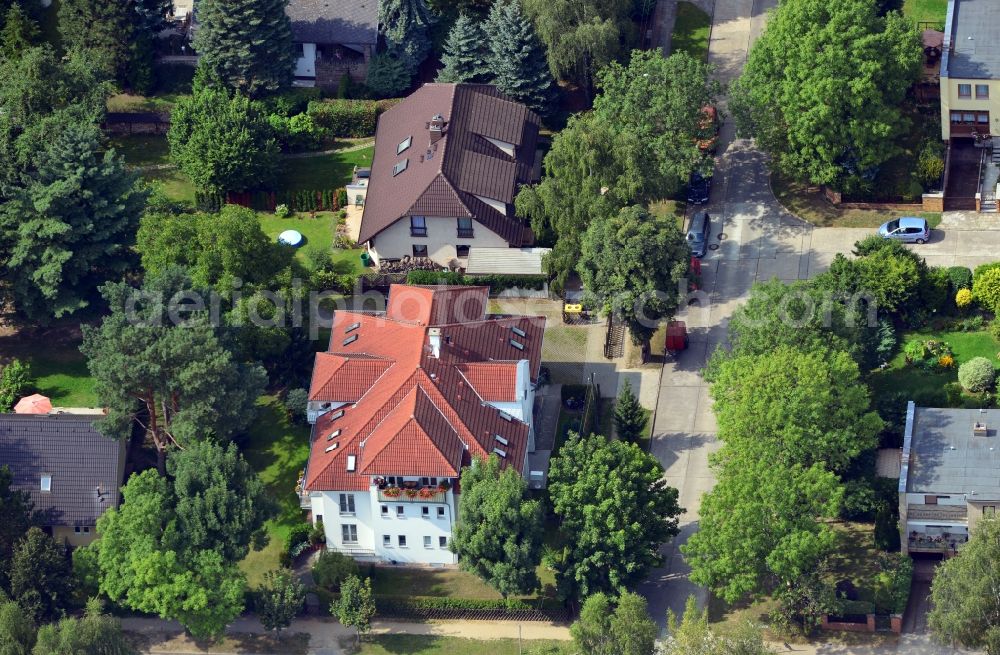 Berlin from the bird's eye view: View of residential area in Marzahn-Hellersdorf in Berlin