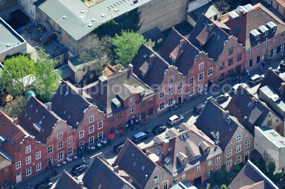 Potsdam from above - View of the residential and tourist attraction Holland title district of Potsdam