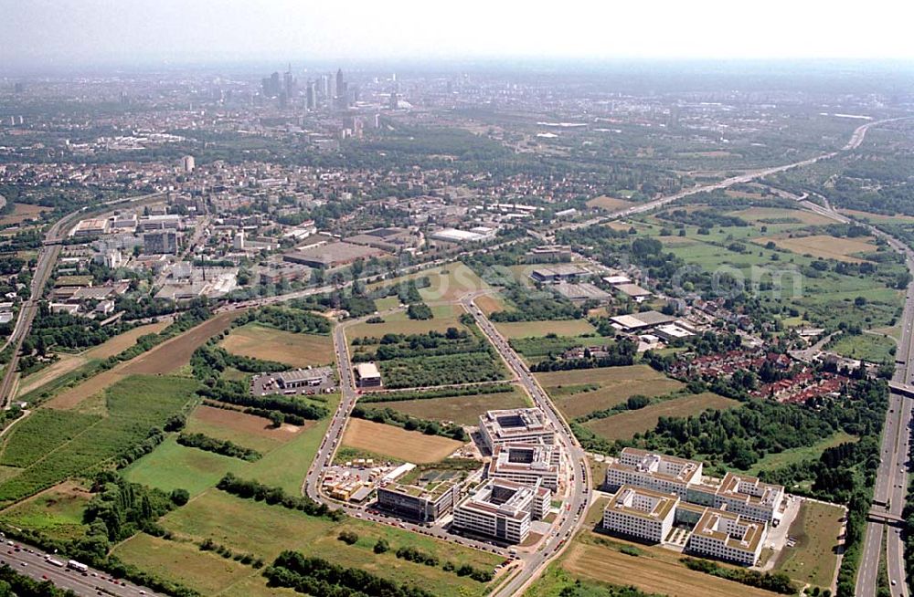 Frankfurt/ Main Hessen from the bird's eye view: 