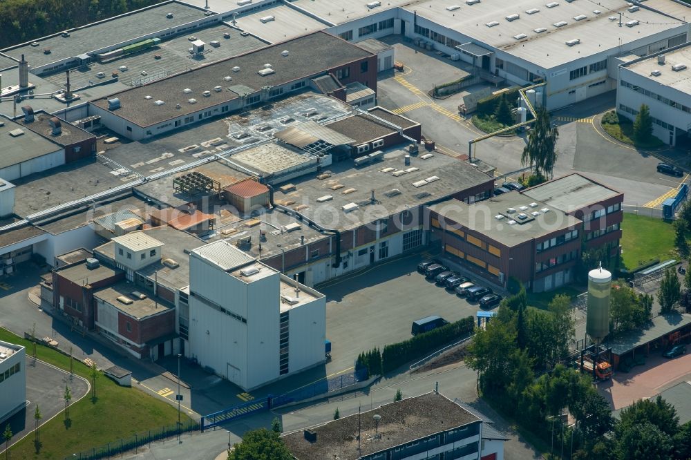 Bestwig from the bird's eye view: Industrial and commercial area of Alcoa Power and Propulsion in Bestwig in the state North Rhine-Westphalia