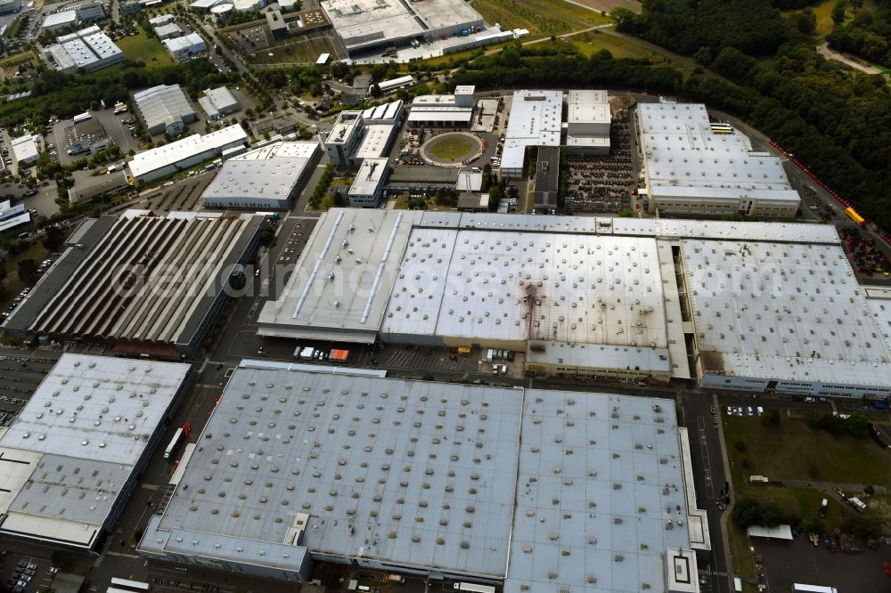 Aerial photograph Aschaffenburg - Industrial and commercial area Linde Material Handling in Aschaffenburg in the state Bavaria, Germany