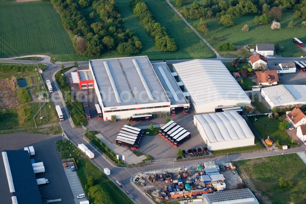 Bietigheim from the bird's eye view: Industrial and commercial area East in Bietigheim in the state Baden-Wuerttemberg