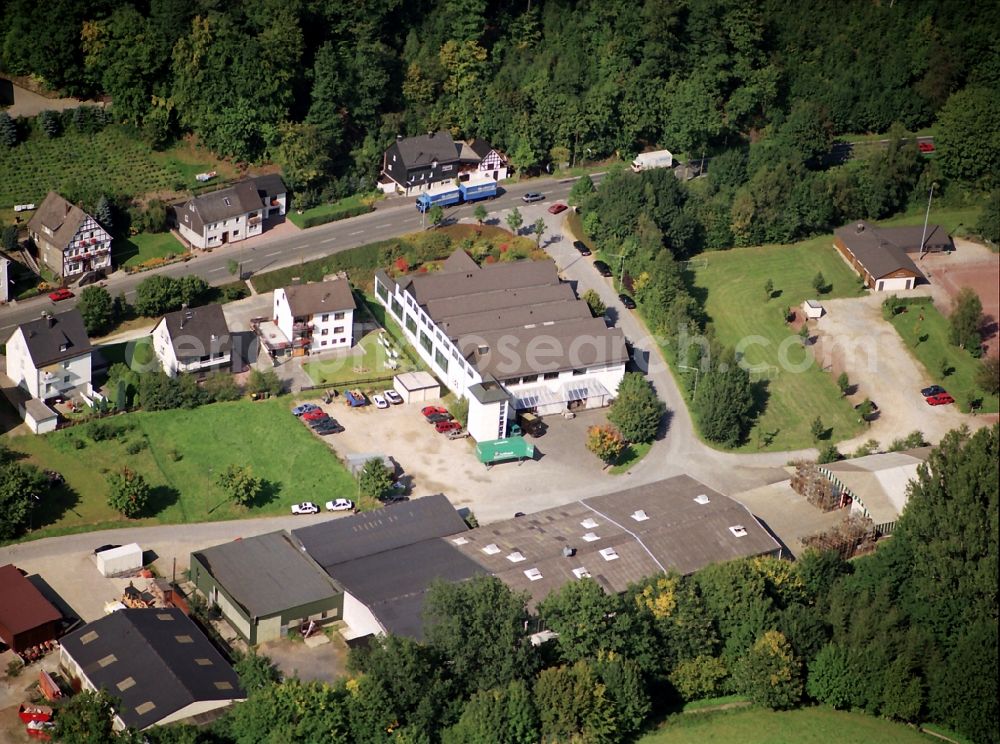 Aerial photograph Lennestadt - Industrial and commercial area of brill + adloff Formen- und Kunststofftechnik GmbH in Lennestadt in the state North Rhine-Westphalia