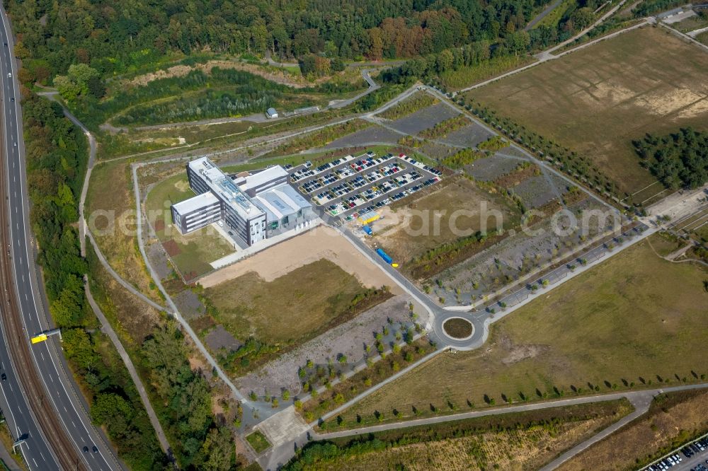 Aerial image Dortmund - Industrial and commercial area phoenix-west technological centre Dortmund in Dortmund in the state North Rhine-Westphalia