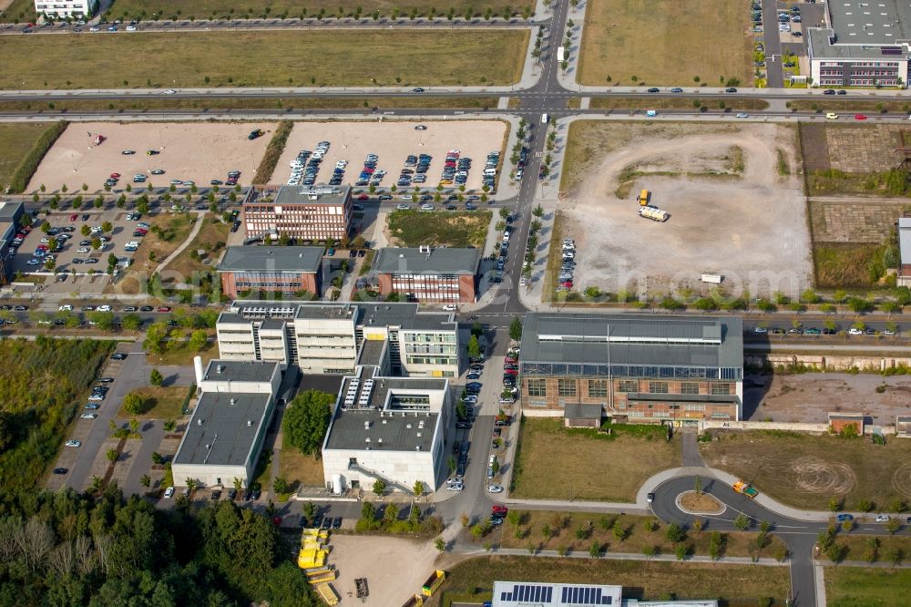 Dortmund from the bird's eye view: Industrial and commercial area phoenix-west technological centre Dortmund in Dortmund in the state North Rhine-Westphalia