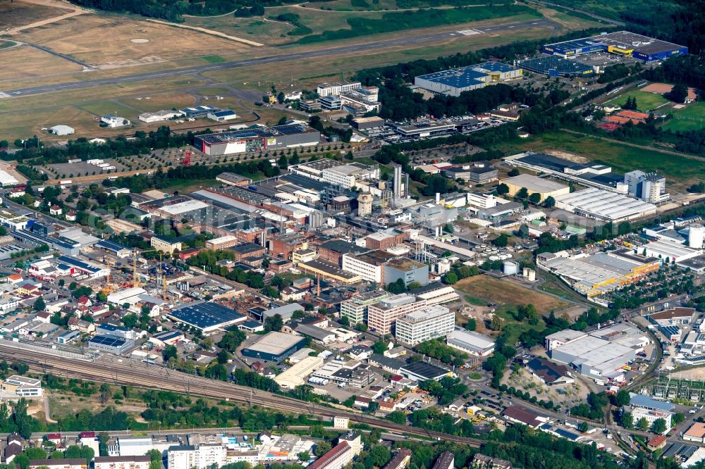 Freiburg im Breisgau from the bird's eye view: Industrial and commercial area Freiburg Nord in Freiburg im Breisgau in the state Baden-Wurttemberg, Germany