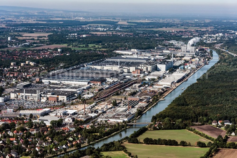 Aerial photograph Hannover - Industrial and commercial area Stoecken in Hannover-Stoecken in the state Lower Saxony