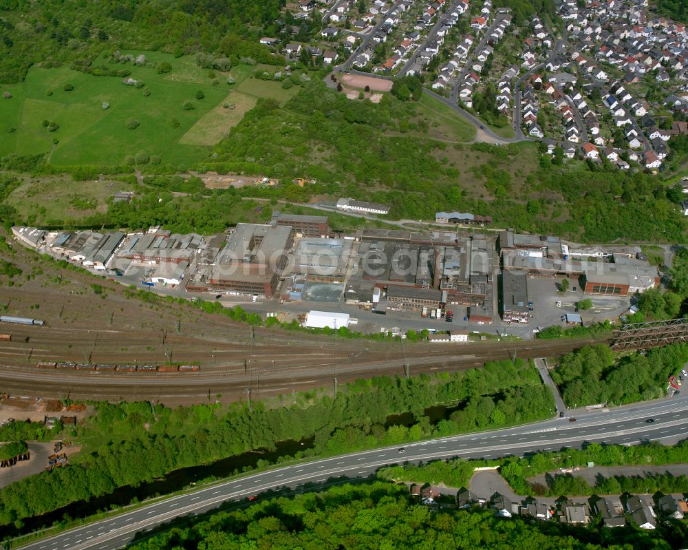 Aerial photograph Niederscheld - Industrial and commercial area in Niederscheld in the state Hesse, Germany