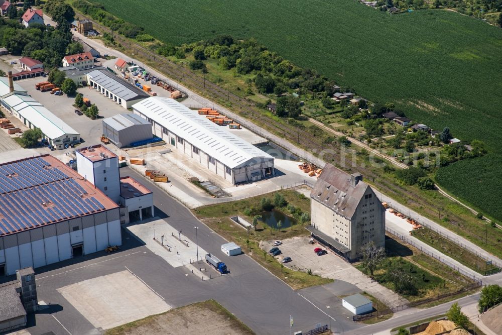 Aerial photograph Niemegk - Industrial and commercial area Niemegk in Niemegk in the state Brandenburg, Germany