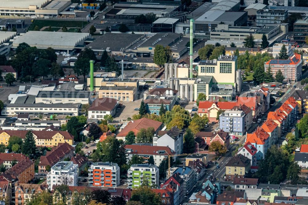 Aerial photograph Offenburg - Industrial and commercial area Offenburg Nord in Offenburg in the state Baden-Wurttemberg, Germany