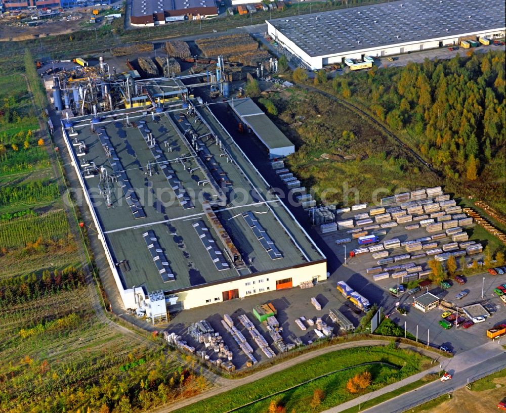 Aerial image Berlin - Industrial and commercial area on Schichauweg in the district Marienfelde in Berlin, Germany