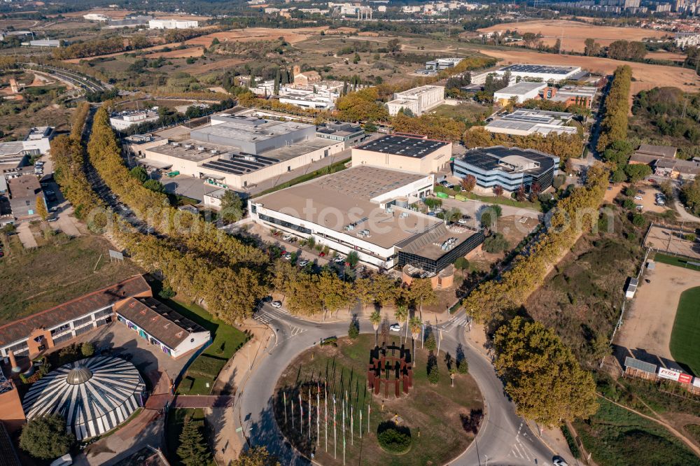 Aerial photograph Cerdanyola del Valles - Industrial and commercial area Parc TecnolA?gic del VallA?s in Cerdanyola del Valles in Catalunya - Katalonien, Spain