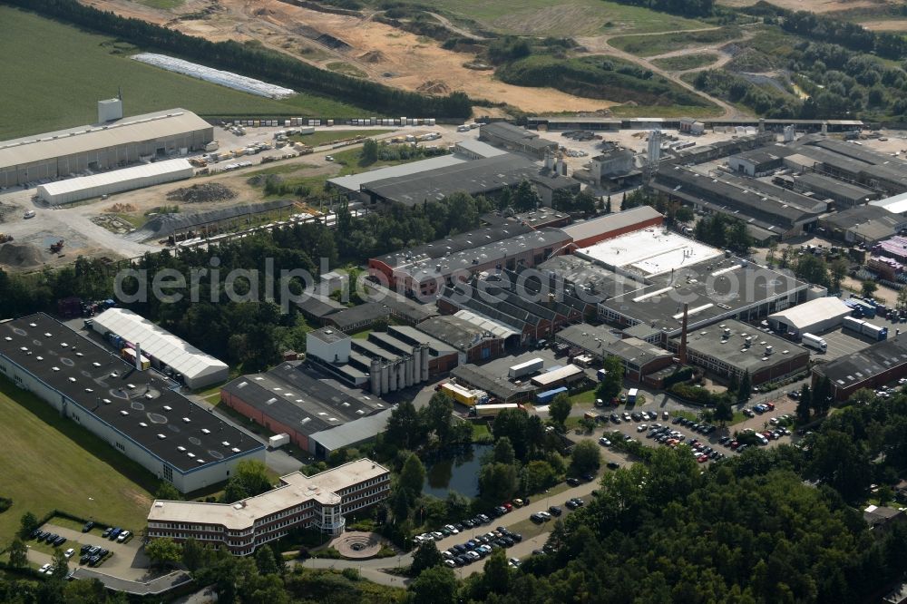 Aerial image Rehburg - Industrial and commercial area in Rehburg in the state Lower Saxony