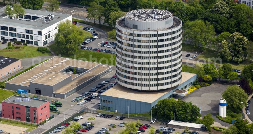 Aerial photograph Mülheim an der Ruhr - Industrial and commercial area Siemens AG in Muelheim an der Ruhr in the state North Rhine-Westphalia