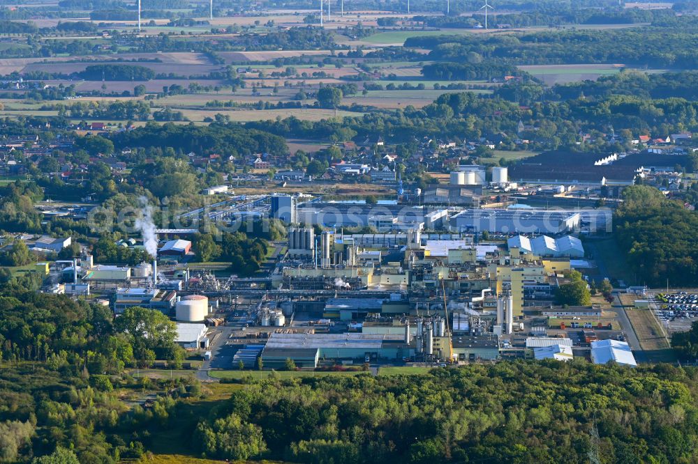 Aerial image Uentrop - Industrial and commercial area in Uentrop in the Ruhr area in the state of North Rhine-Westphalia, Germany