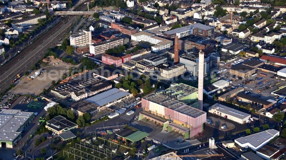 Aerial photograph Bonn - Industrial and commercial area in the district Weststadt in Bonn in the state North Rhine-Westphalia, Germany