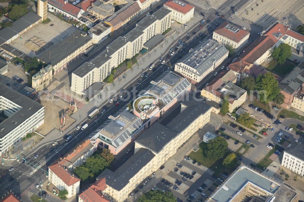 Aerial photograph Potsdam - View of the chamber of industry and commerce in Potsdam in the state Brandenburg