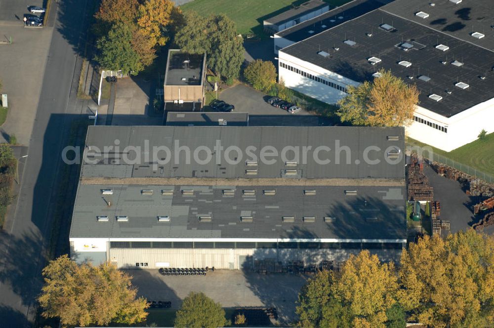 Bönen from the bird's eye view: Industrie-Lagerhalle an der Rudolf-Diesel-Strasse 10 in 59199 Bönen - ein Projekt der Unternehmensgruppe Markus Gerold.