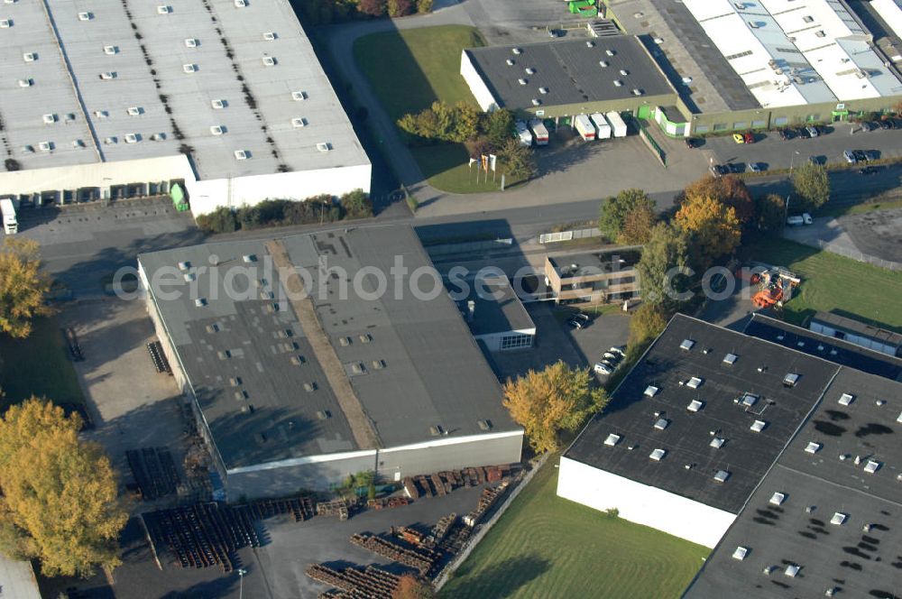 Bönen from above - Industrie-Lagerhalle an der Rudolf-Diesel-Strasse 10 in 59199 Bönen - ein Projekt der Unternehmensgruppe Markus Gerold.