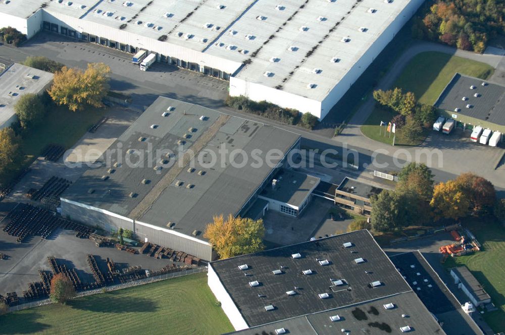 Bönen from above - Industrie-Lagerhalle an der Rudolf-Diesel-Strasse 10 in 59199 Bönen - ein Projekt der Unternehmensgruppe Markus Gerold.