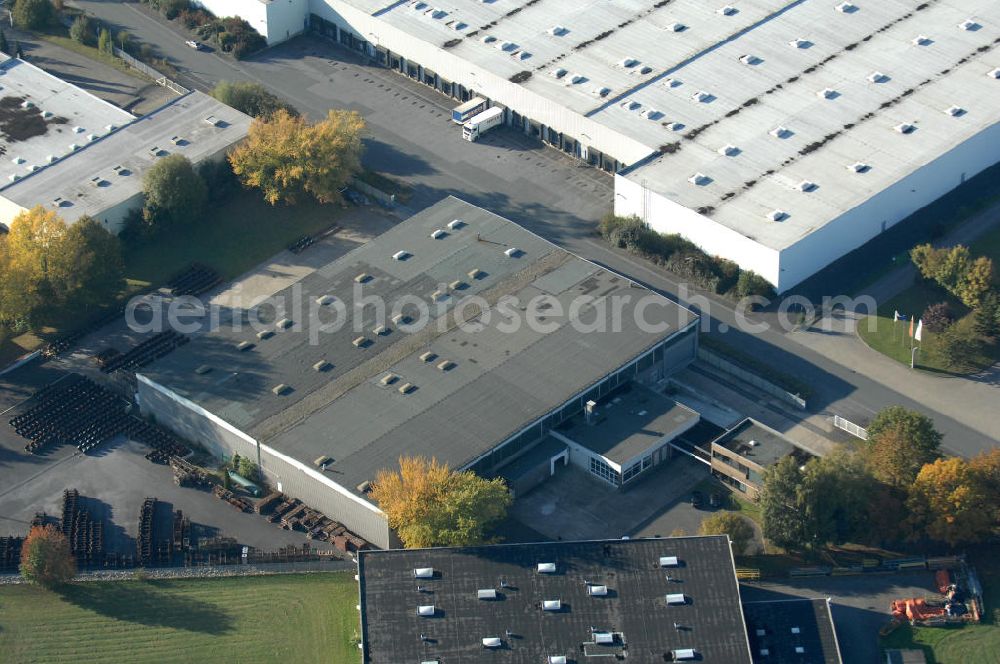 Bönen from the bird's eye view: Industrie-Lagerhalle an der Rudolf-Diesel-Strasse 10 in 59199 Bönen - ein Projekt der Unternehmensgruppe Markus Gerold.