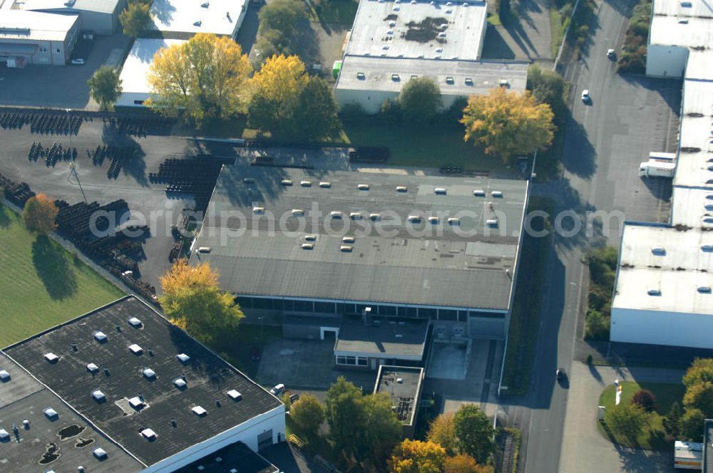 Bönen from the bird's eye view: Industrie-Lagerhalle an der Rudolf-Diesel-Strasse 10 in 59199 Bönen - ein Projekt der Unternehmensgruppe Markus Gerold.