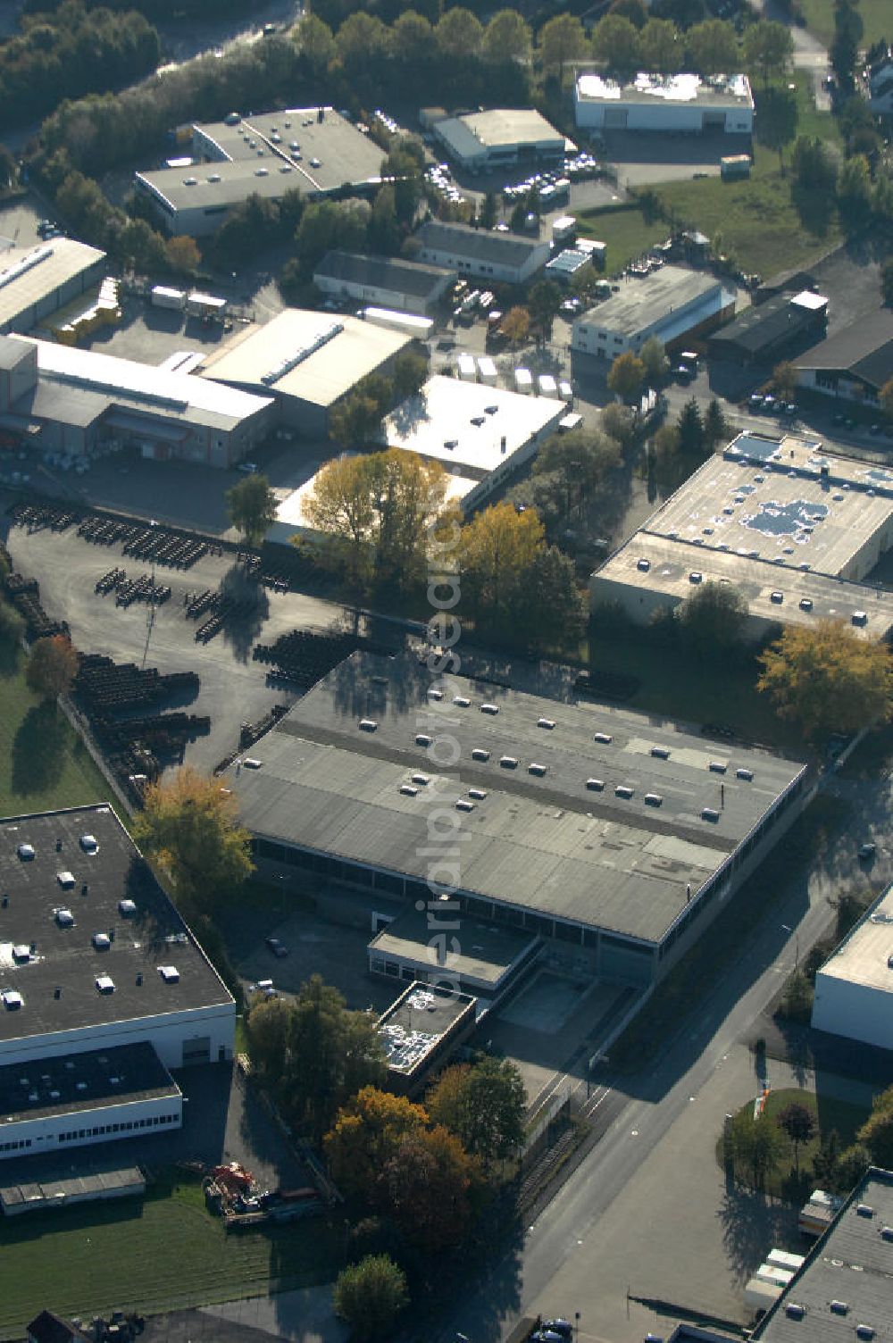 Aerial photograph Bönen - Industrie-Lagerhalle an der Rudolf-Diesel-Strasse 10 in 59199 Bönen - ein Projekt der Unternehmensgruppe Markus Gerold.